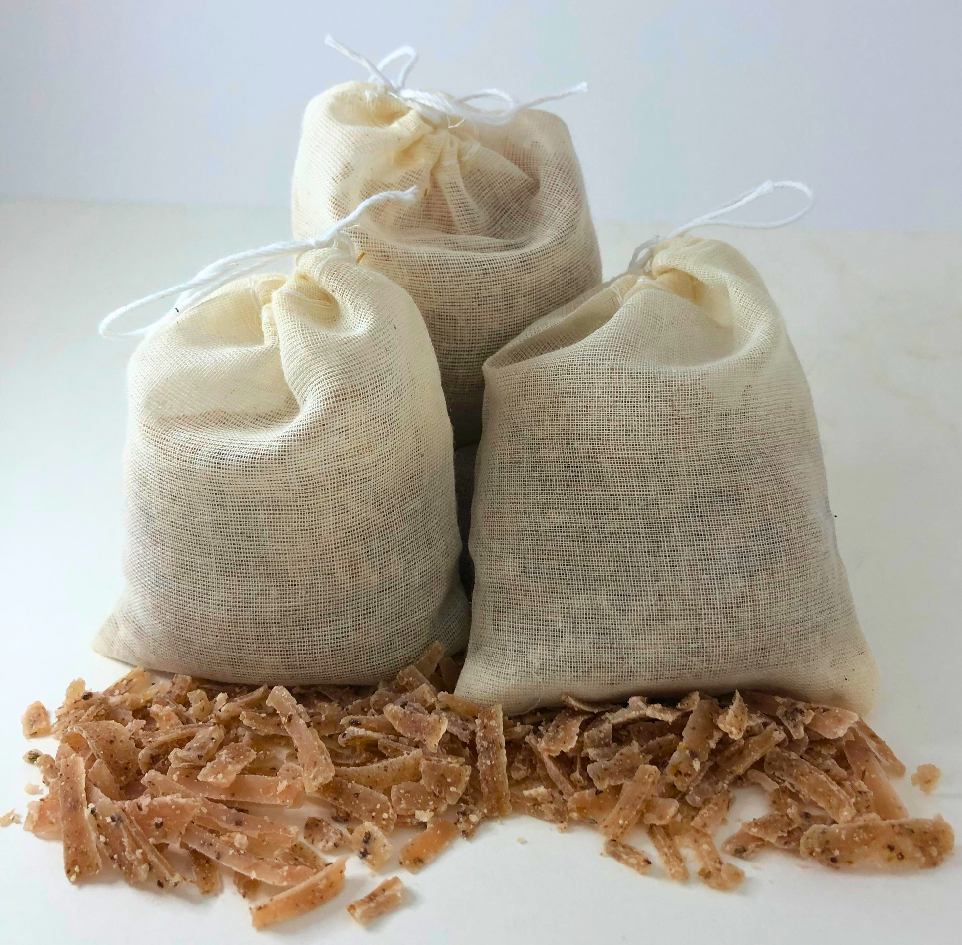 Bag of "Sawdust" Soap (35g) (WHOLESALE) - Groomed Ape Soap Company